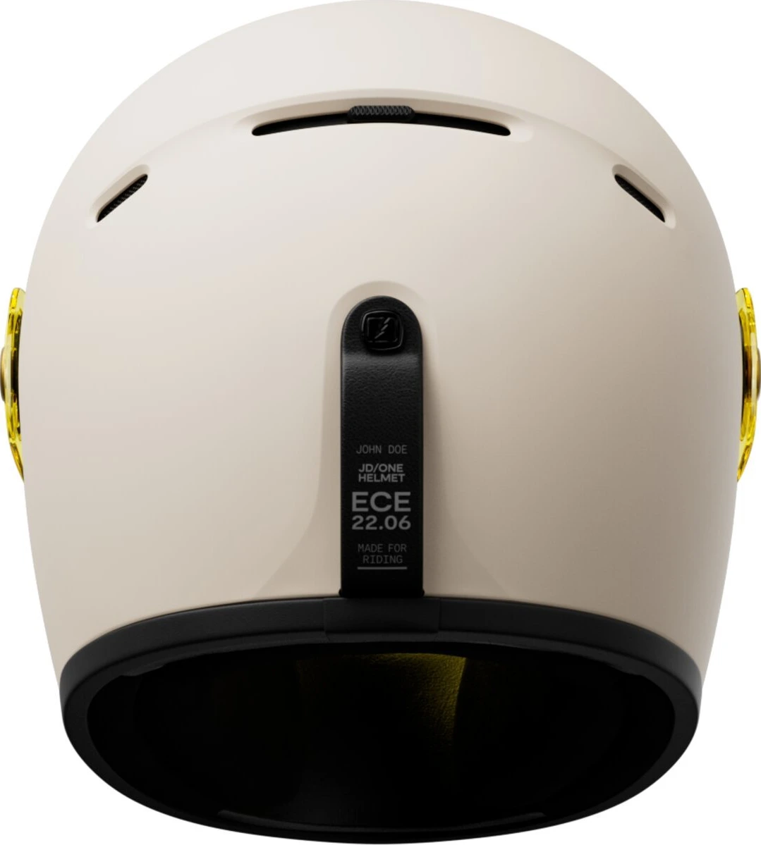 John Doe JD/ONE Frozen helmet, off White, White, XL, Matte