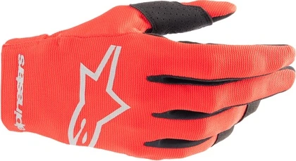 Alpinestars Gloves Radar Mars Red Silver, S