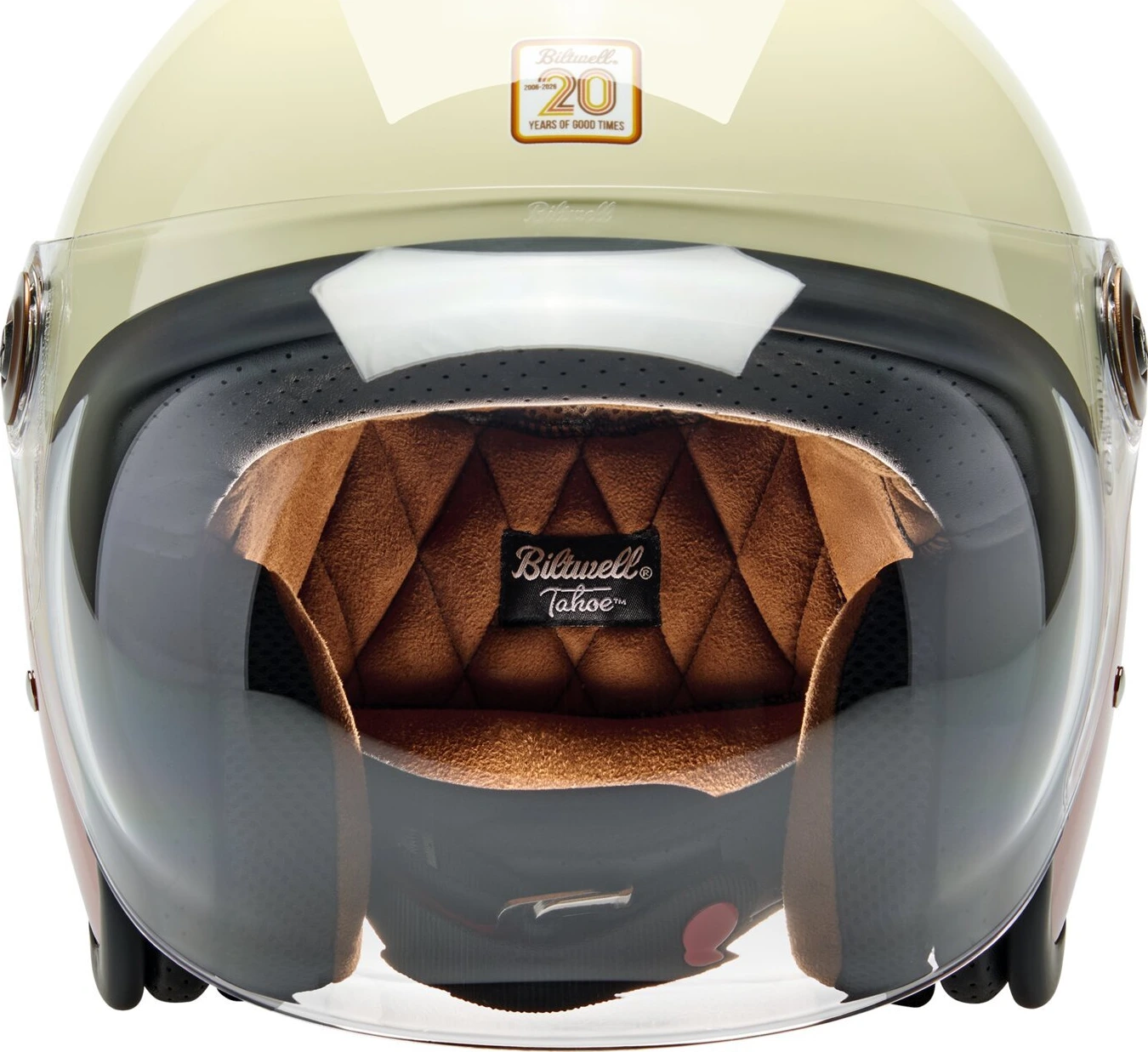 Biltwell Tahoe helmet, 20th anniversary Beige, L, Gloss