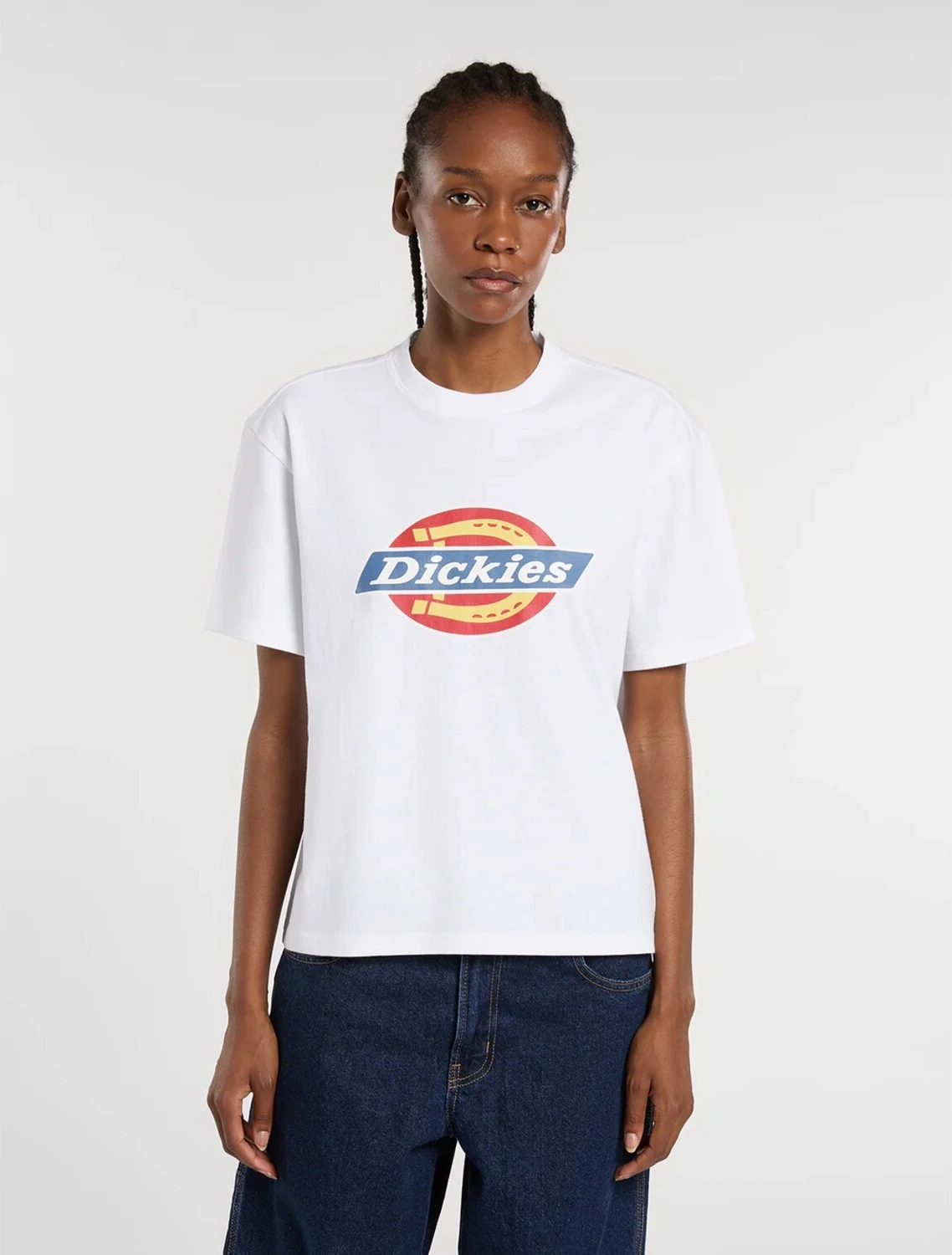 Dickies Icon Logo female t-shirt, White, M