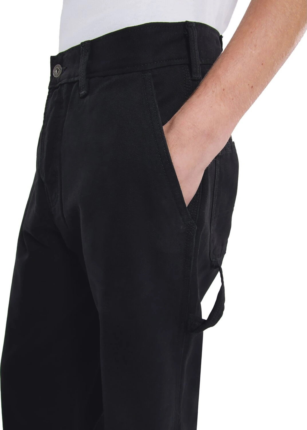 Dickies Canvas carpenter loose pant, Black, 30
