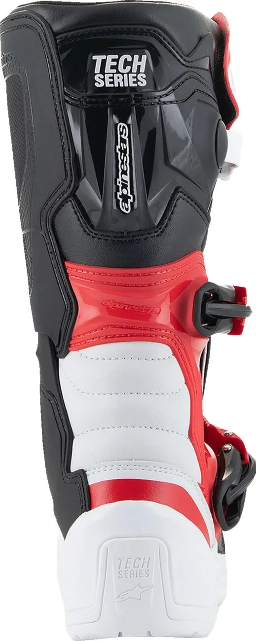 BOOT TECH3S YTH WT/BK/R 2