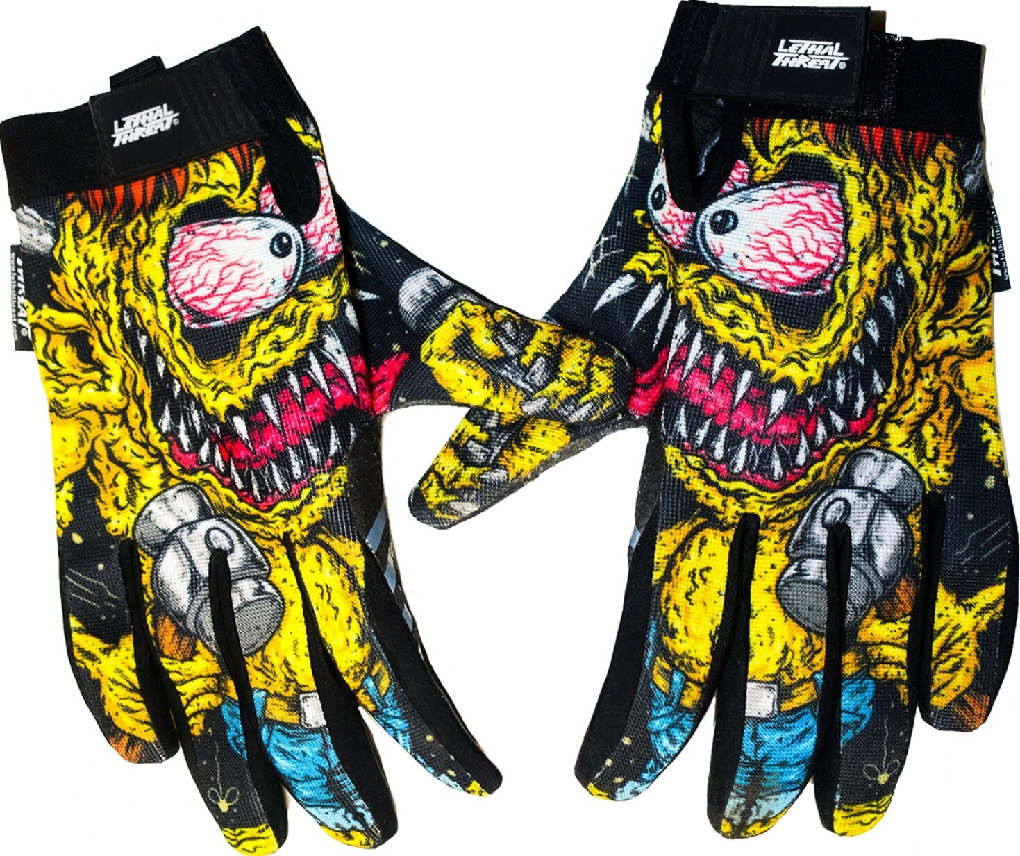 Lethal Threat Grease Monster gloves, Multi-color, 2XL