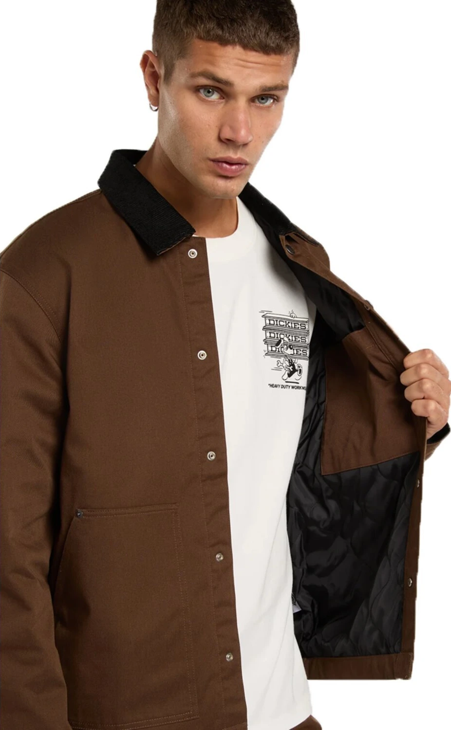 Dickies Union Barn jacket, timber Brown, Brown, M