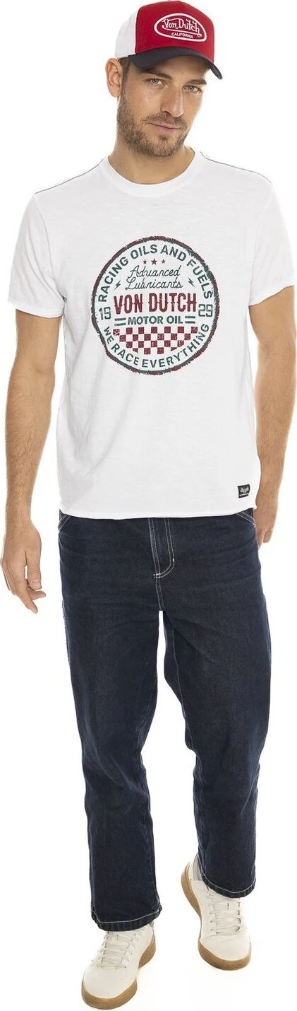 Von Dutch Old t-shirt, White, M