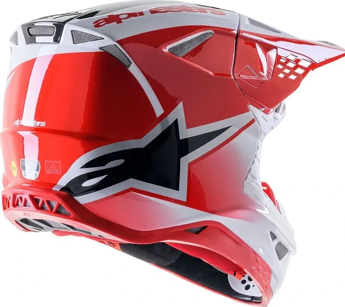 HELMET SM10 UNIT RD/WT S