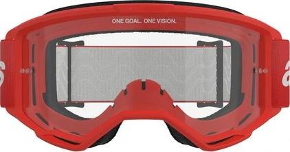 Alpinestars Goggle Vision 3 WORDMARK Red/ Clear