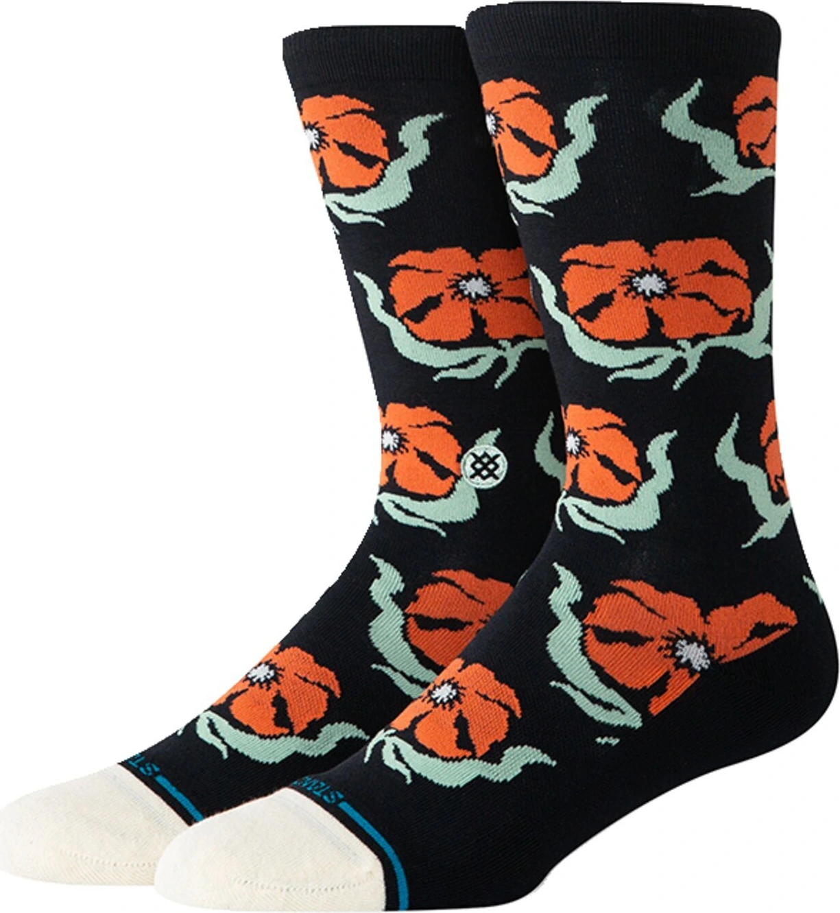 Stance Broadcast Floral Crew socks, Multi-color, 43-46
