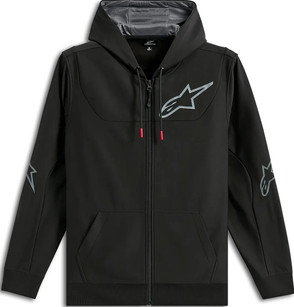HOODIE ZIP SESSIONS V3 BLACK/GRAY M