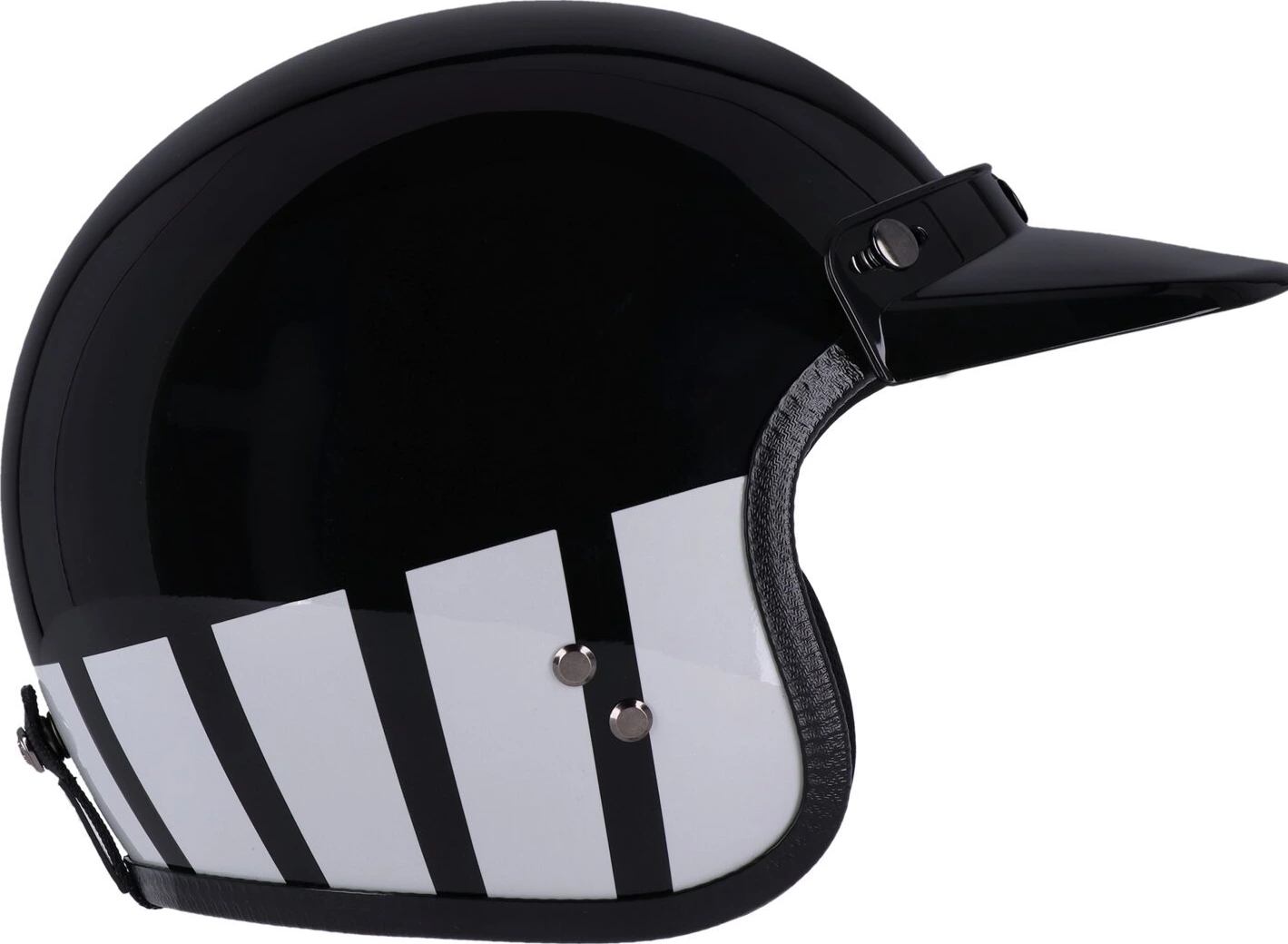 Roeg JETT helmet, curbstone Black, white, S, Gloss