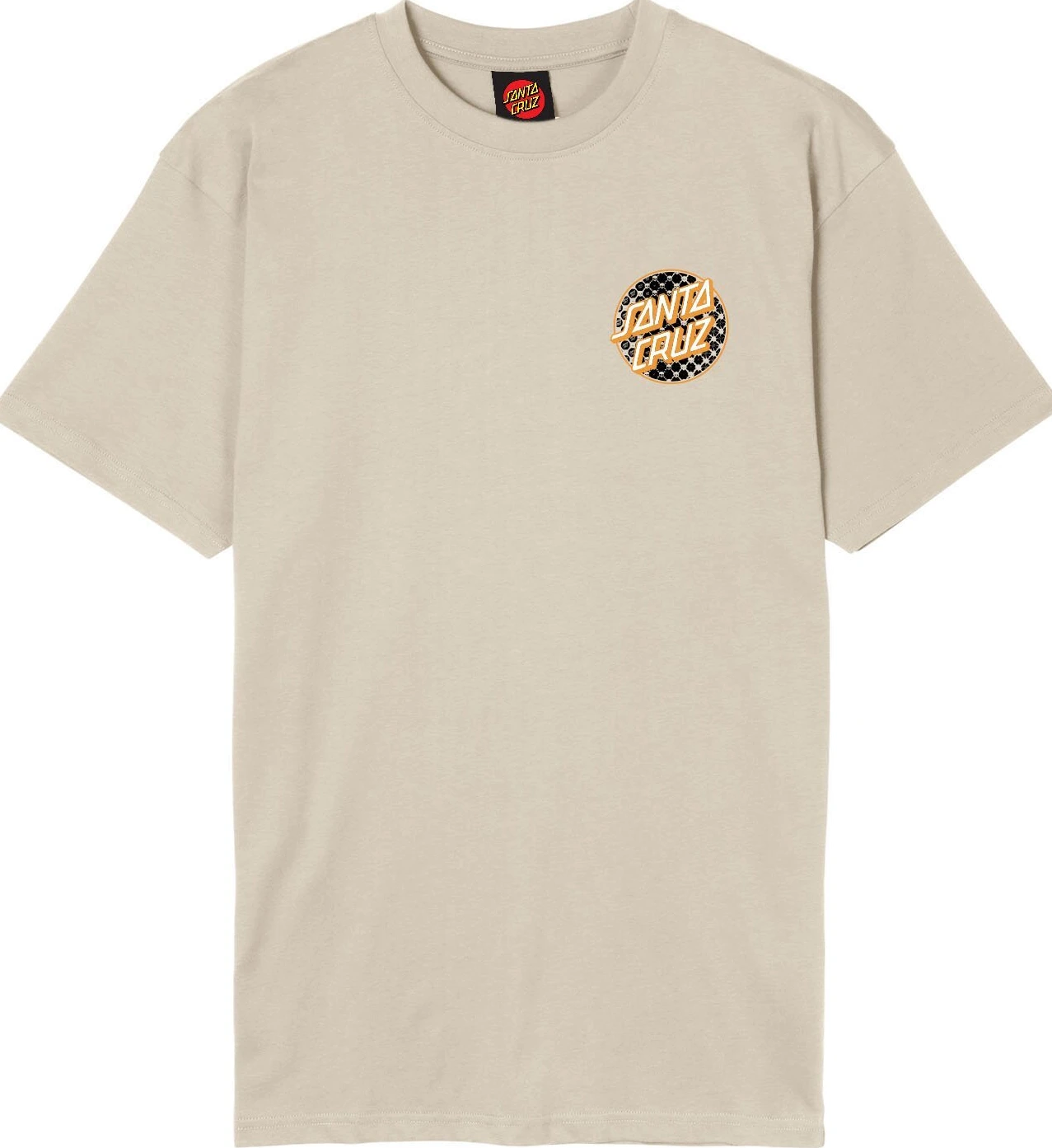 Santa Cruz Meyer Freestyle Dot t-shirt chalk, Gray, 2XL