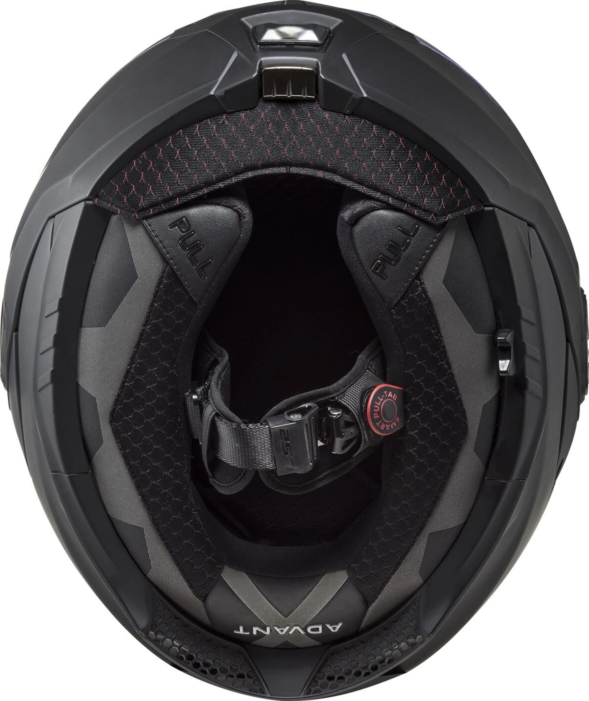 LS2 Advant X helmet, solid Black, Black, S, matt