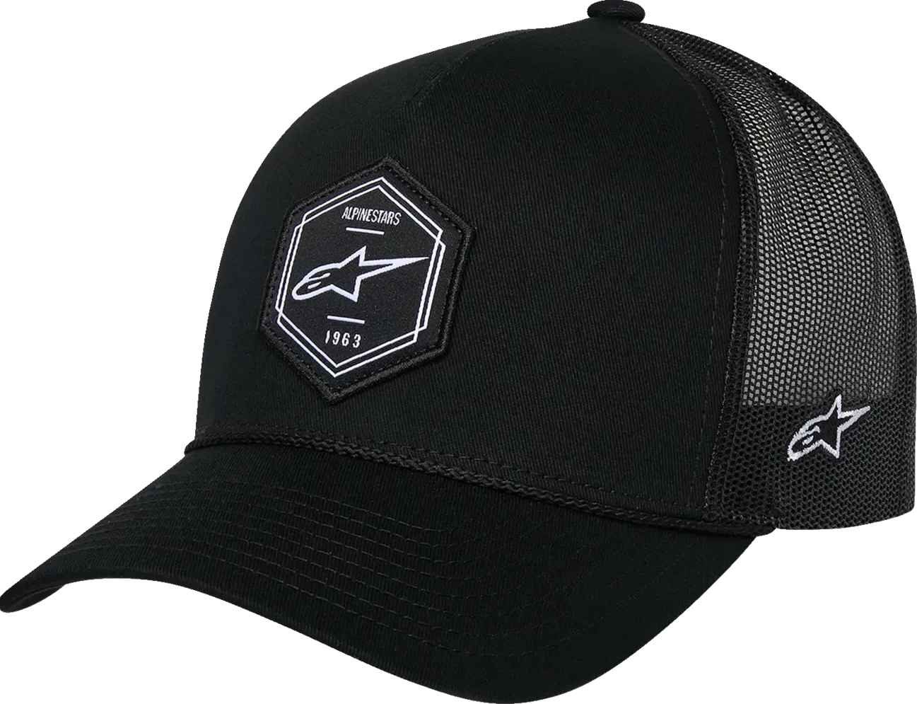 HAT CRV BILL TRUCK HEXEON BLACK/BLACK OS
