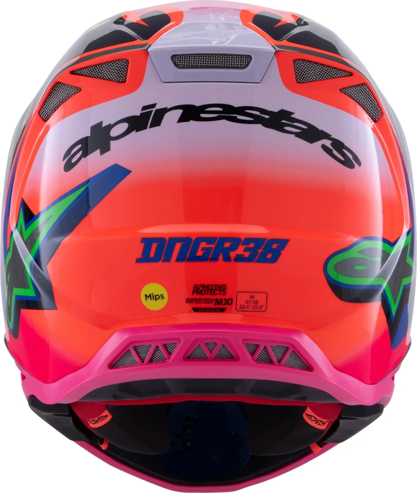 HELMET S-M10 DEEGAN OR/PU/PK XS