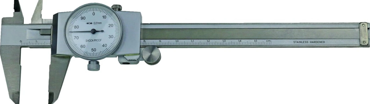 MIB, dial caliper with drive roller. DIN 862. 150mm