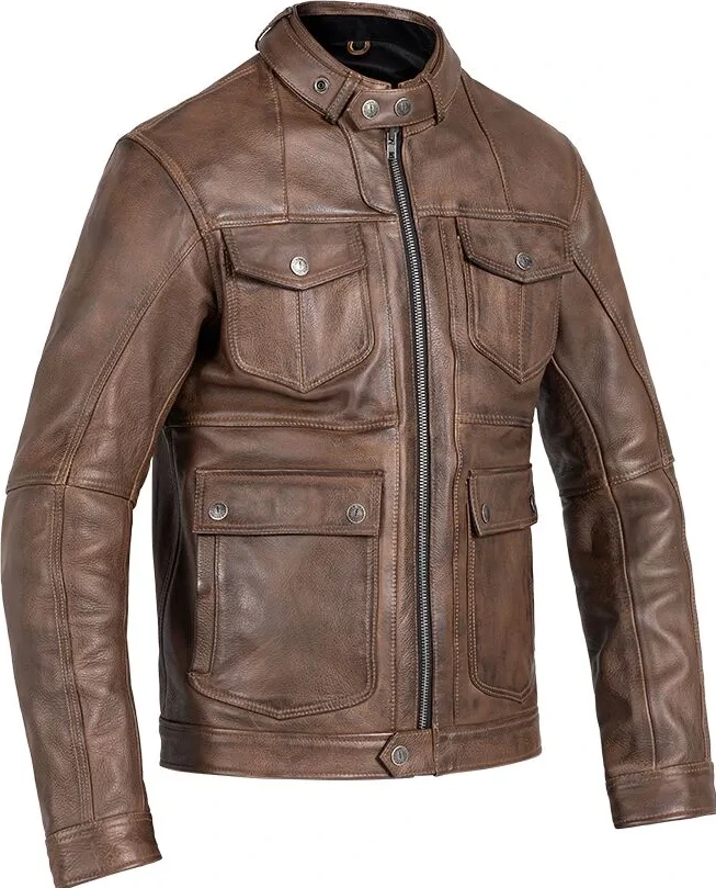 JACKET DRIFTER LEATHER BROWN 3XL