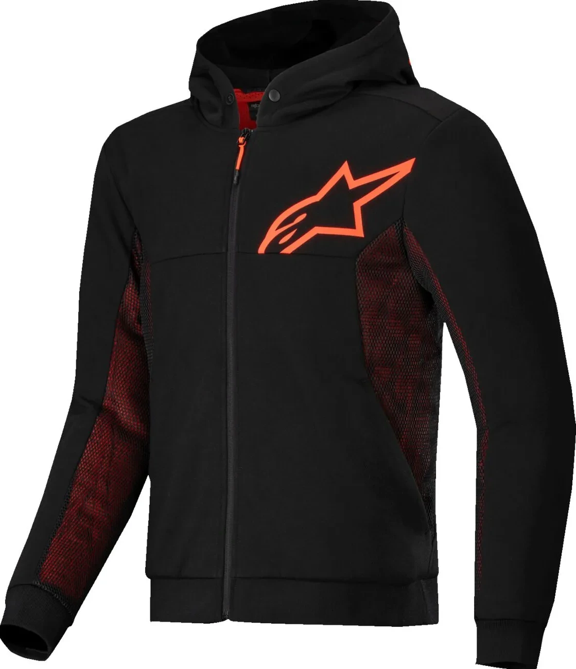 JACKET/HOODIE CHROME AIR BLK/RED S