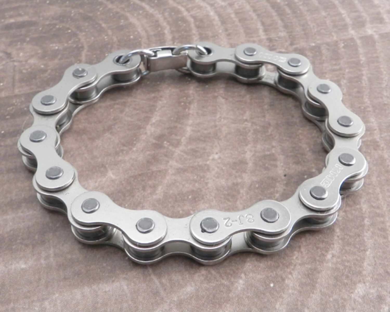 Amigaz Bike Chain Bracelet 8", Silver