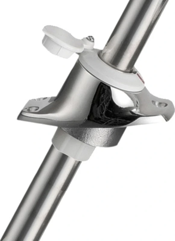 Pull-out sloped white 360° led pole