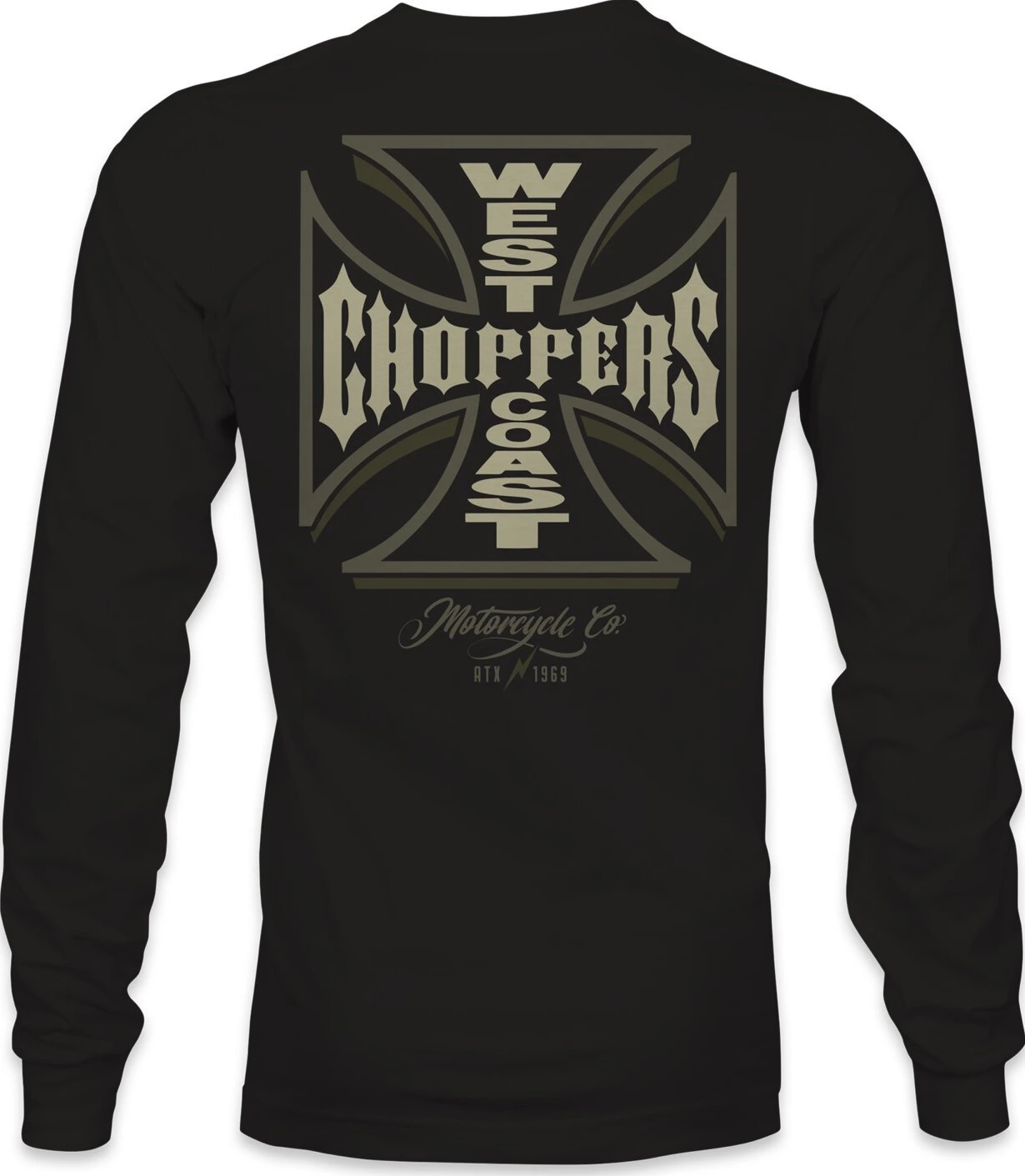 WCC Gangscript long sleeve, Black, S