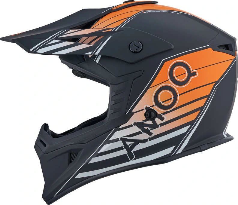 AMOQ Meteor V2 Helmet Axis Black/orange, XS