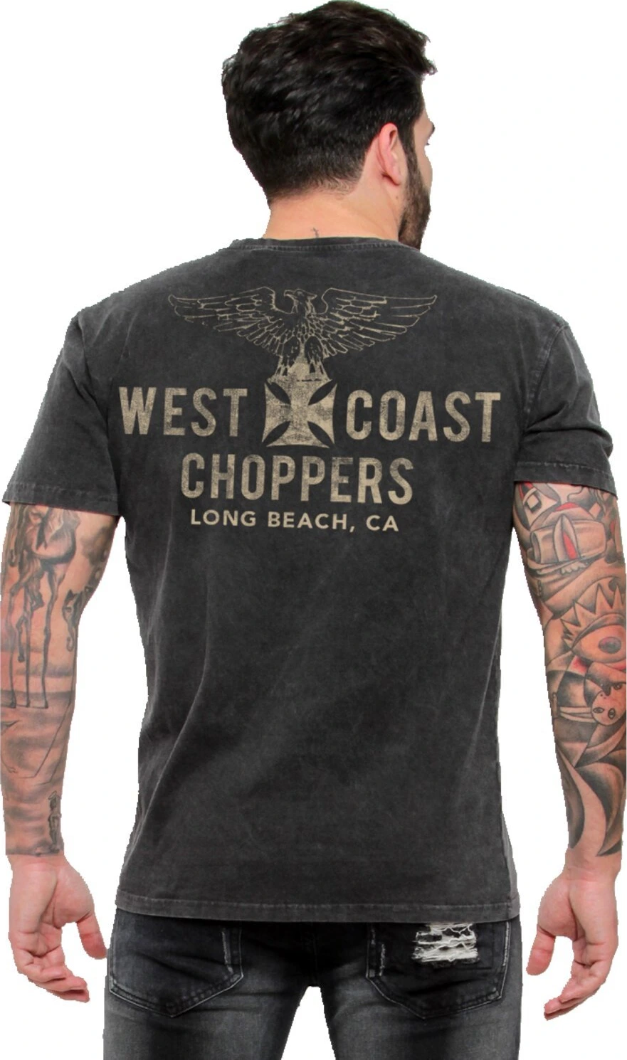WCC Eagle vintage t-shirt black, S
