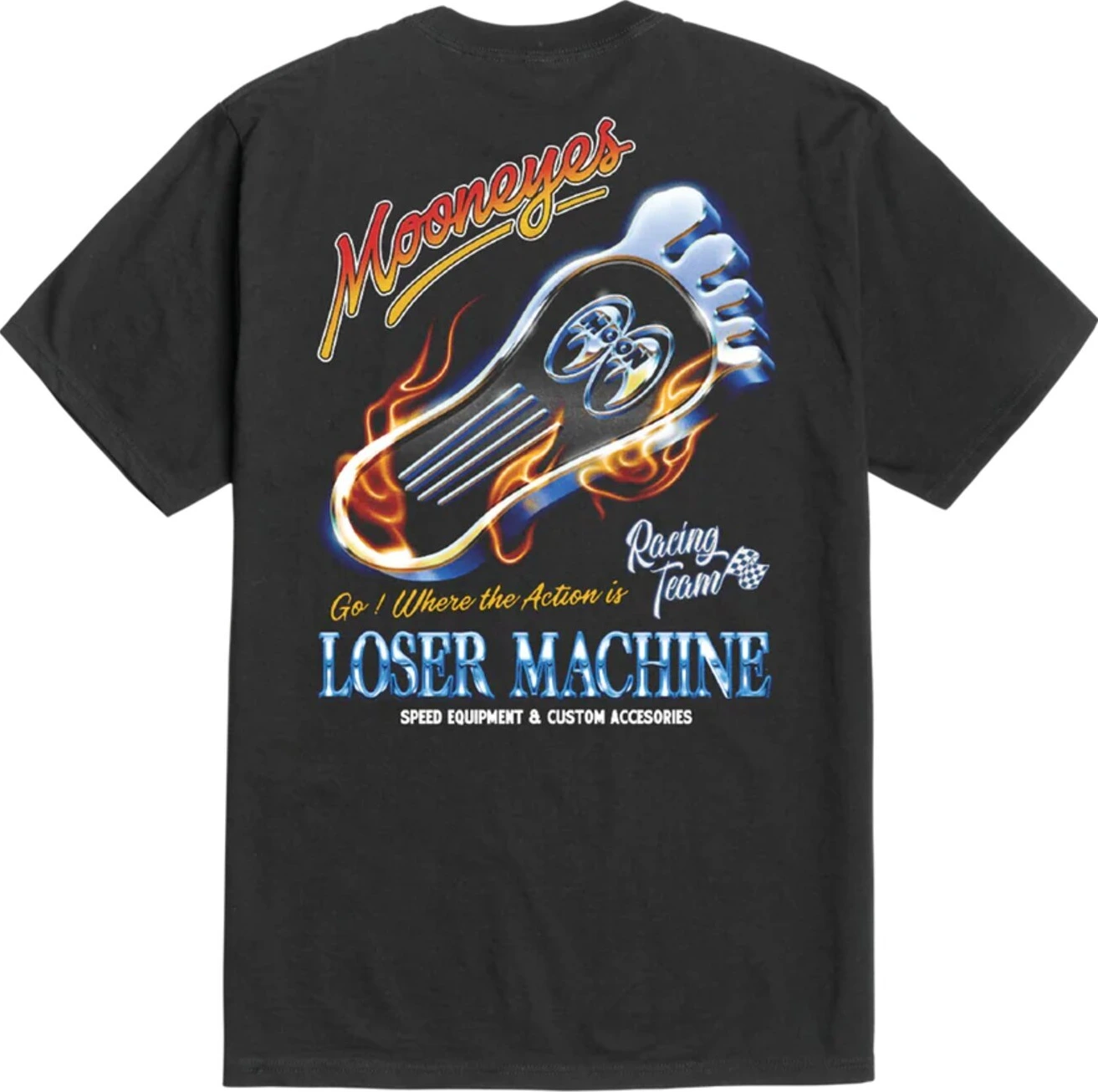 Loser Machine Red Hot t-shirt, Black, 2XL