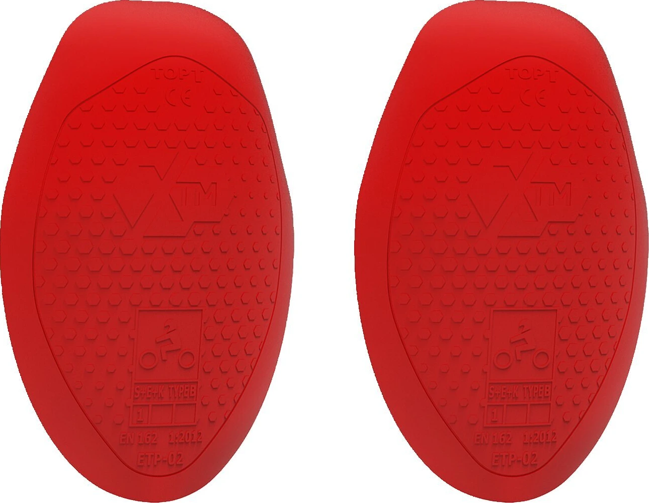 John Doe XTM knee protectors (Level 1, storm grey black tracker Red