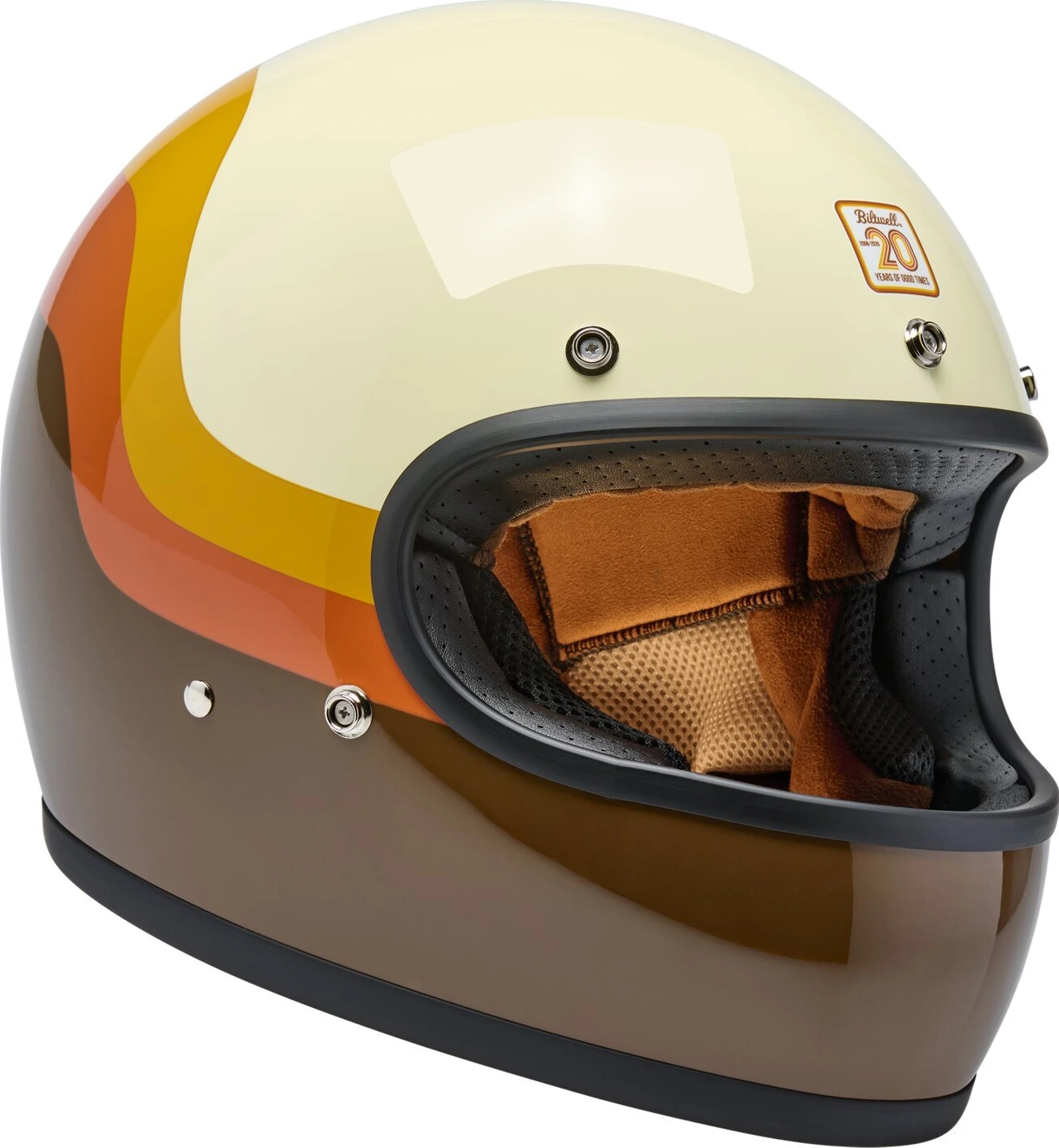 Biltwell Gringo helmet, 20th anniversary Beige, S, Gloss