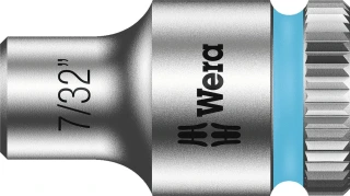 Wera Zyklop 1/4" socket - US sizes 7/32"