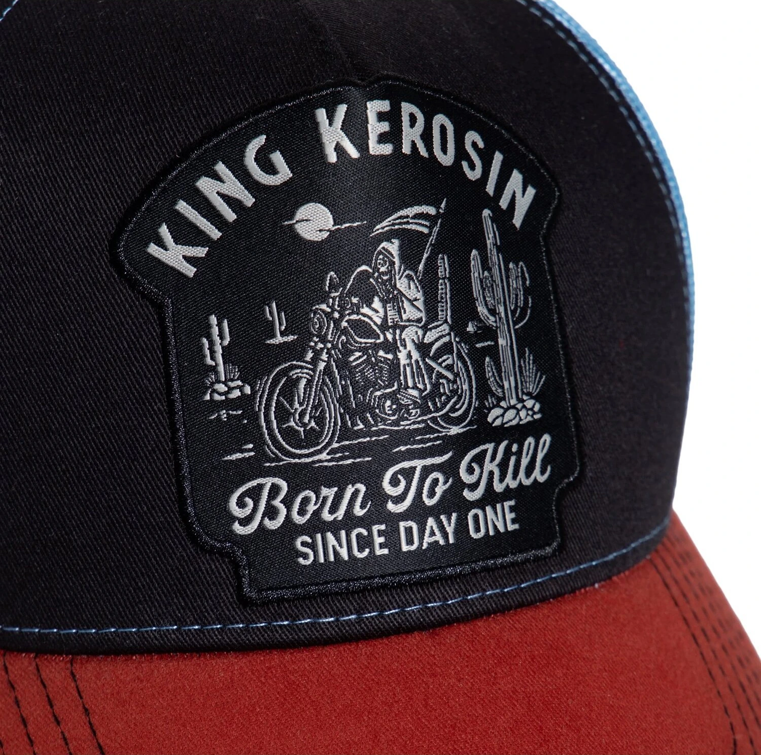 King Kerosin Born to kill cap, Black