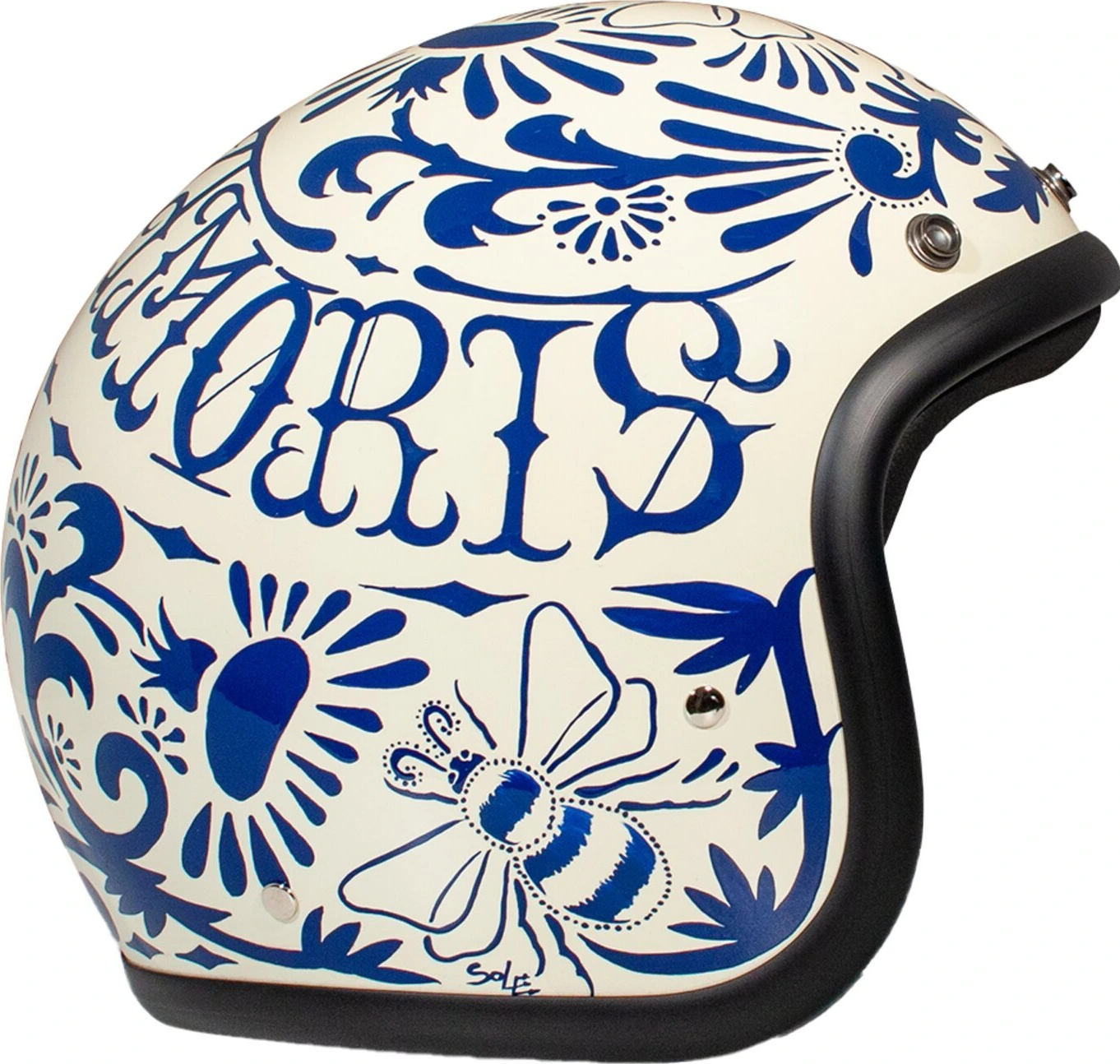 DMD Retro helmet, amori Black, XS, Matte