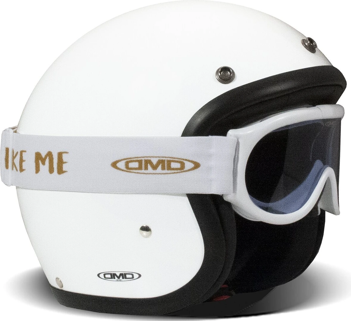 DMD Ghost white clear goggles