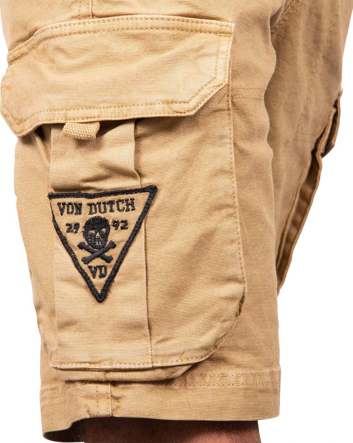 Von Dutch Cargo short canvas beige, S