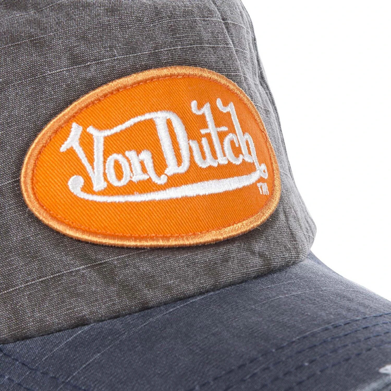 Von Dutch Jack baseball cap orange logo