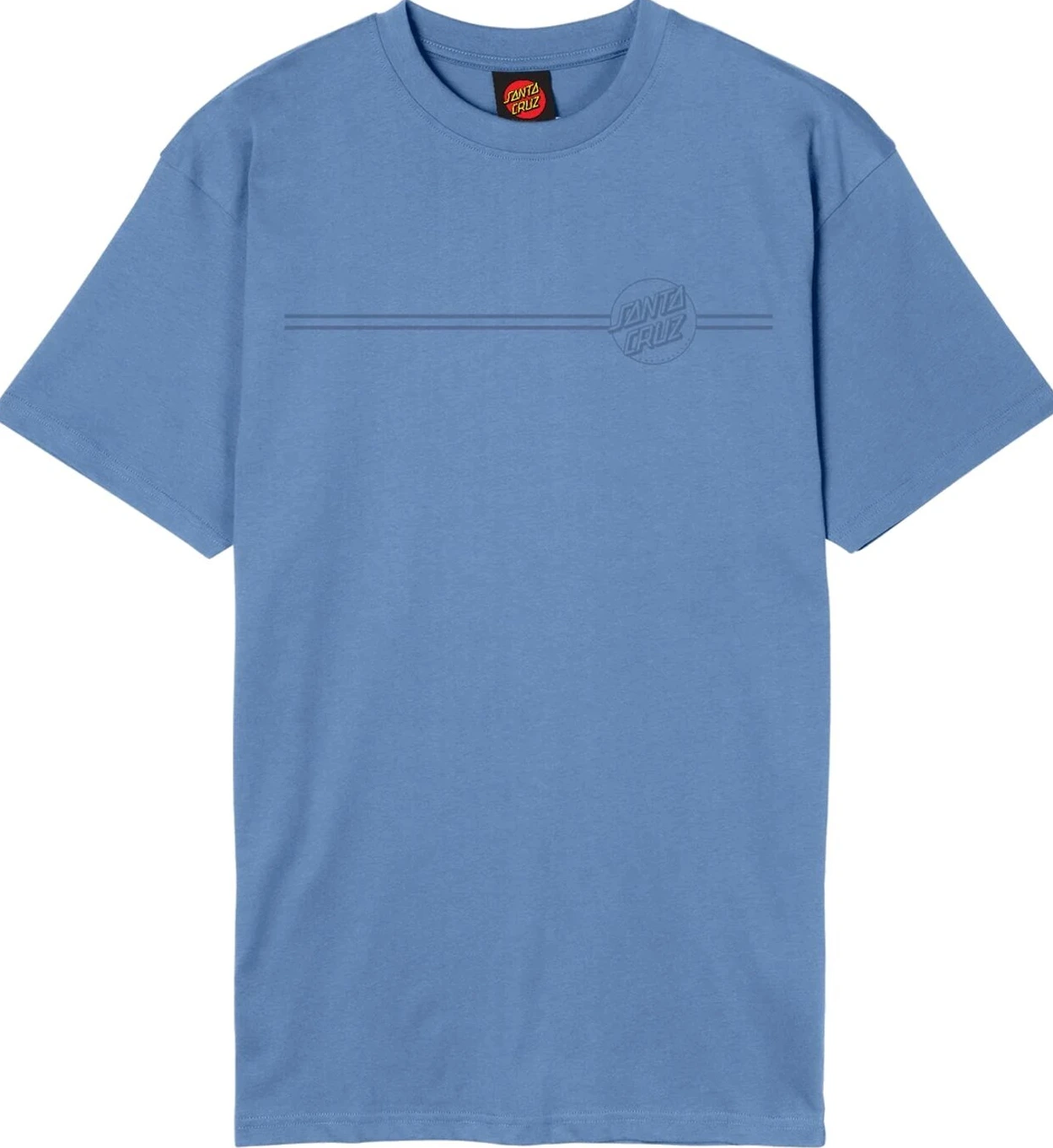 Santa Cruz Tonal Opus Dot Stripe t-shirt, azure Blue, Blue, S