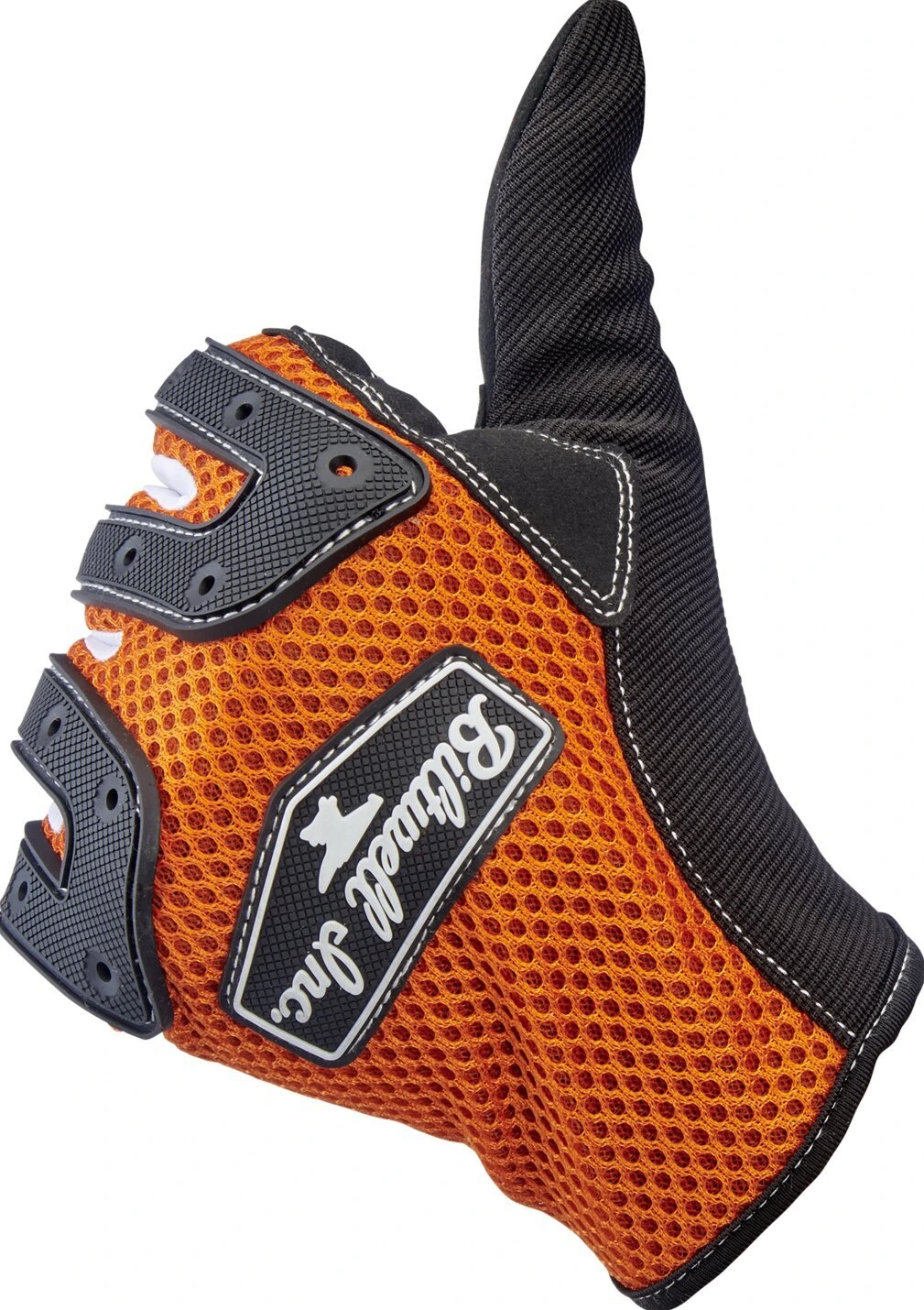 Biltwell Anza gloves, orange, Black, M