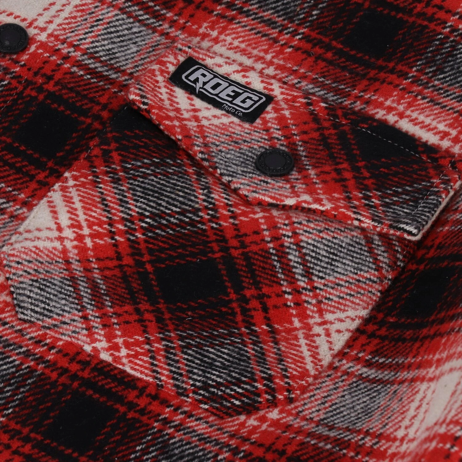 Roeg Blaze Flannel shirt, Red, S
