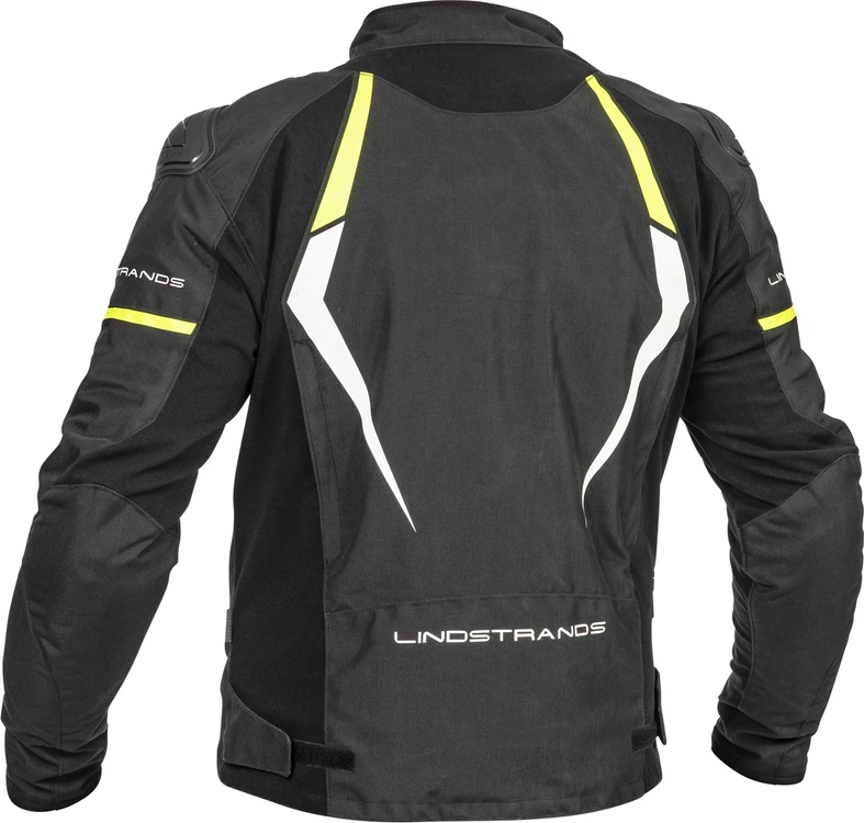 Lindstrands Textile jacket Sandvik Black/yellow 50