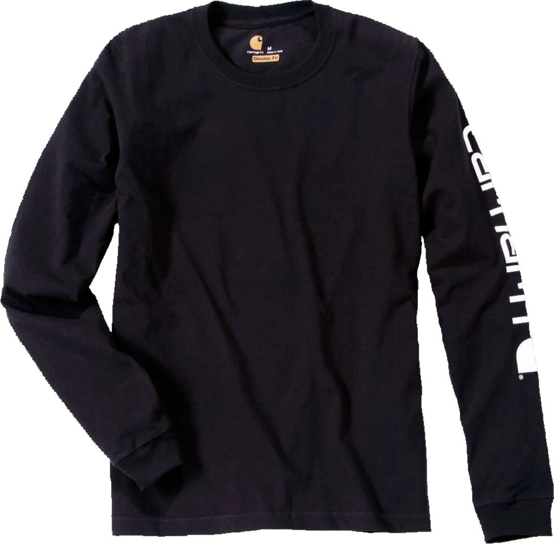 Carhartt Sleeve logo long sleeve, Black, S