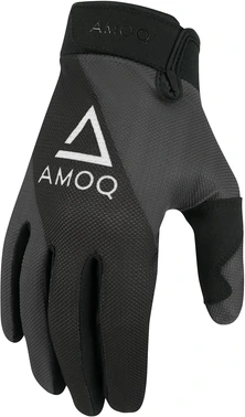 AMOQ Airline Mesh Gloves Black-Grey, XS/7