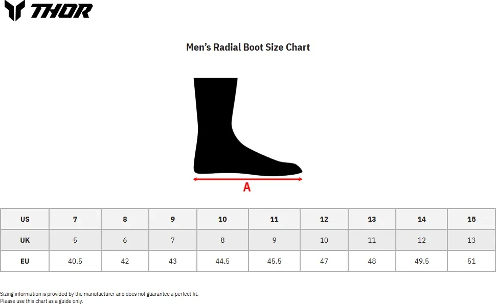 BOOT RADIAL RED 7