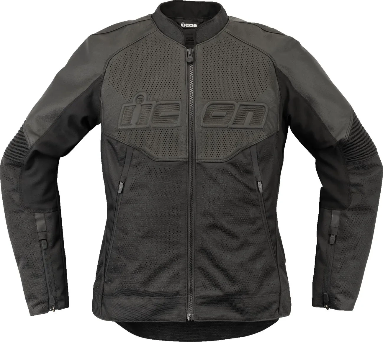 JACKET WM OVERLORD3 LEATHER BLACK XS