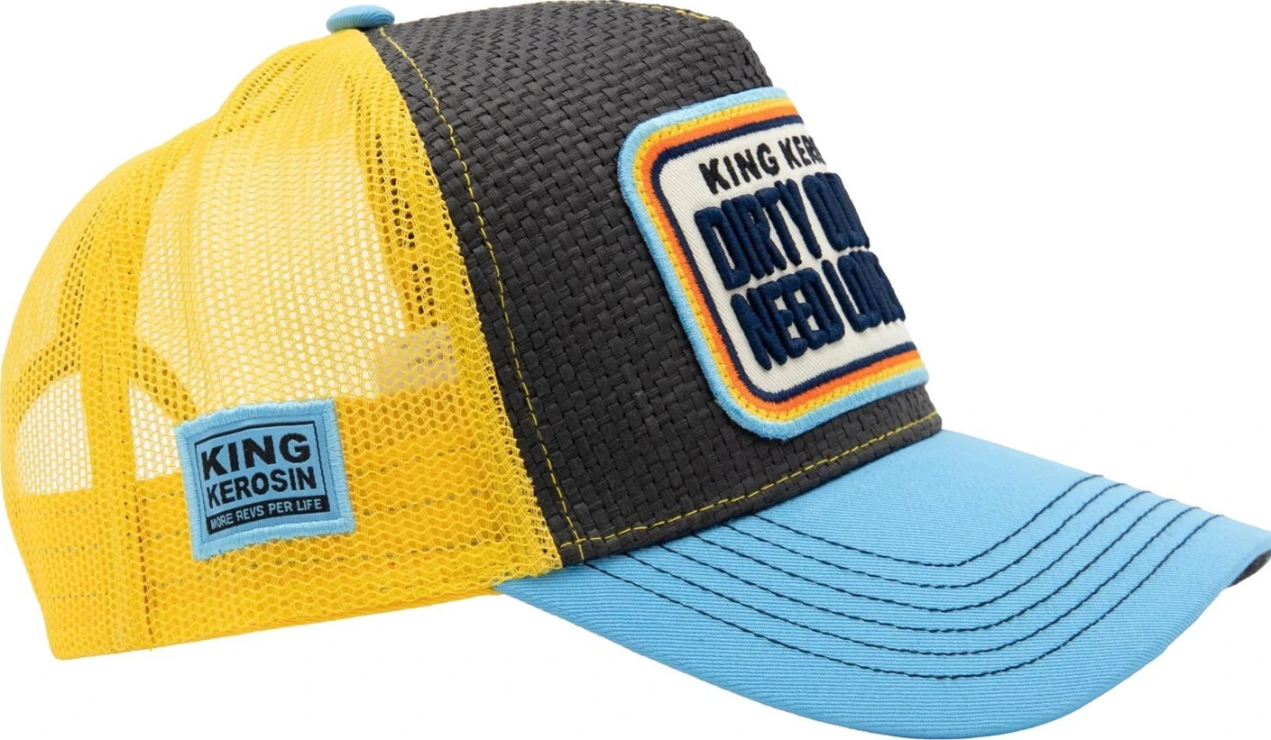 King Kerosin Dirty Old Men trucker cap, Yellow