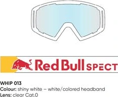 Spect Red Bull Whip MX Goggles Singel lens