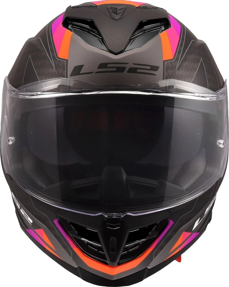 LS2 FF818 STORM III SPORTY Helmet - Grey Purple, 2XL