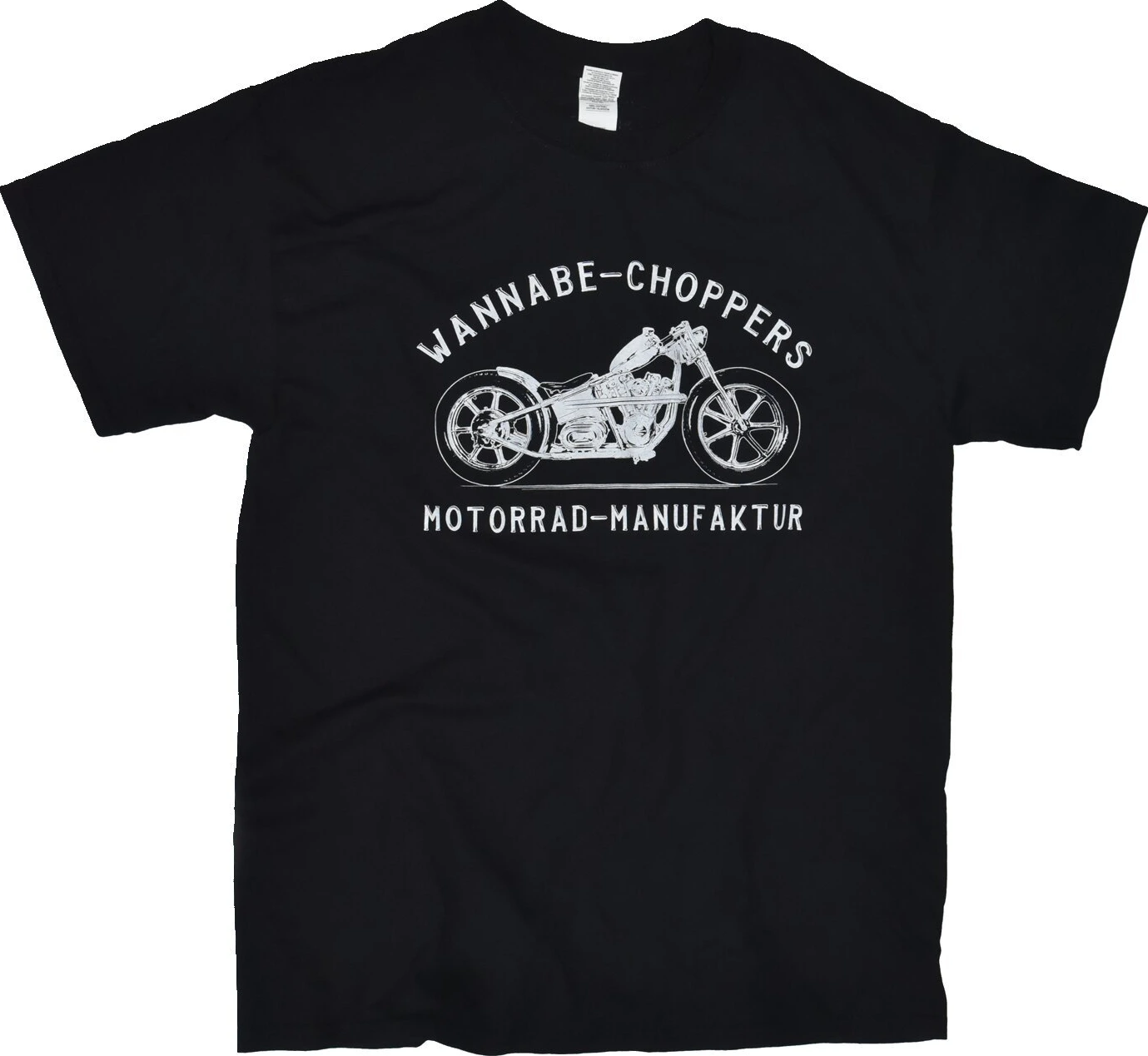 Wannabe choppers t-shirt "ALSi9Mg", Black, 2XL