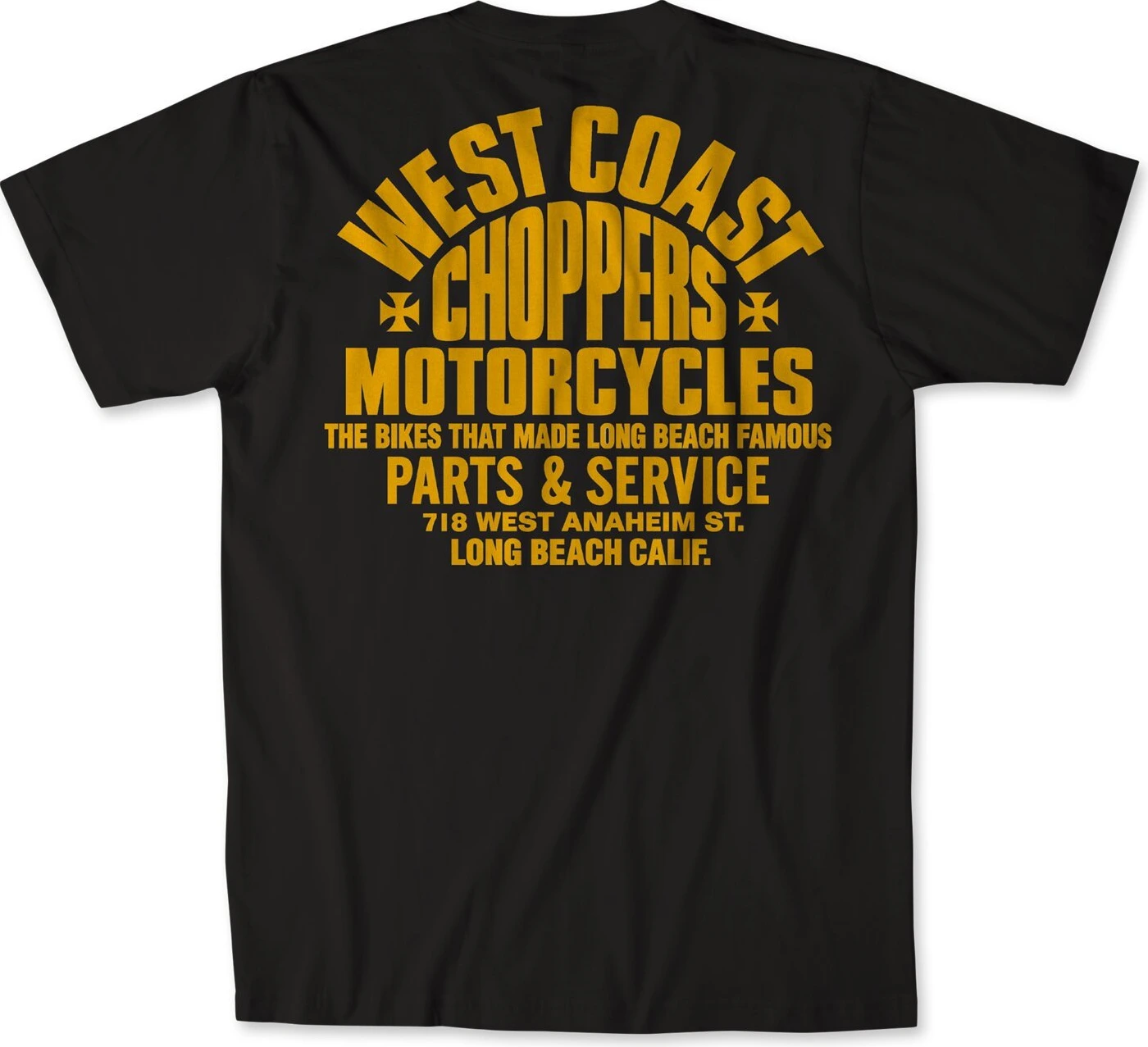 WCC Parts t-shirt, Black, yellow, S