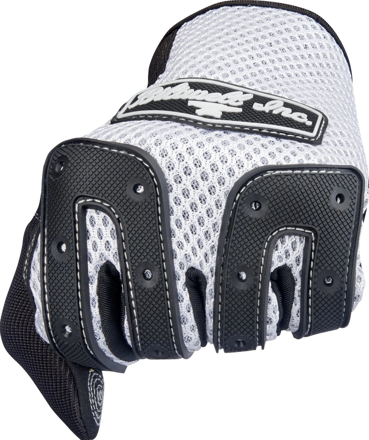 Biltwell Anza gloves, white, Black, XS