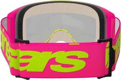 Alpinestars Goggle Vision 5 WORDMARK PINK FLUO YELLOW Mirror Red/